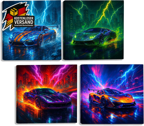 Motorrad poster set - set, 4er