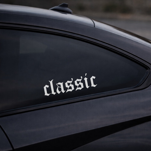 Classic auto sticker motorrad - auto,