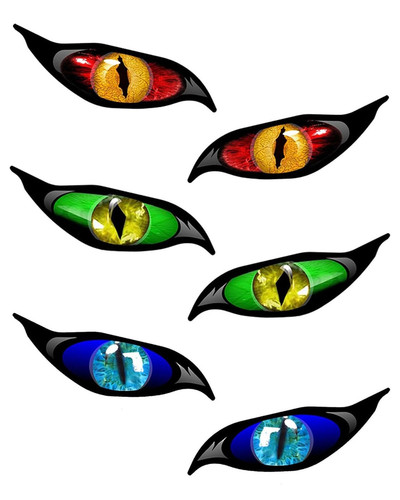 Motorrad aufkleber eyes - aufkleber, vinyl
