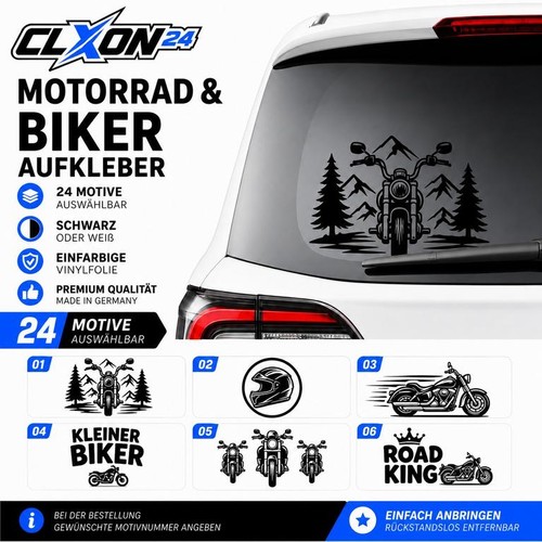 Motorrad biker aufkleber - aufkleber, 24