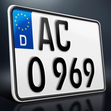 1 Kennzeichen | 220 x 130 mm |