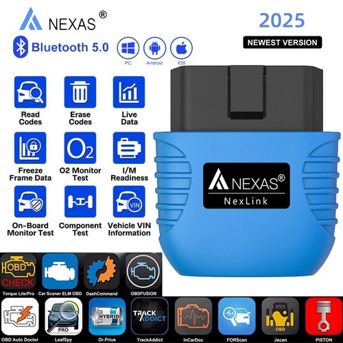 Nexas bluetooth obd scanner - nexas,
