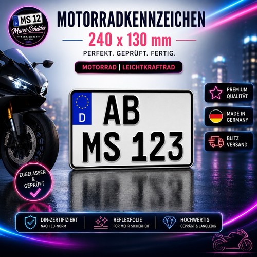 Kennzeichen 240 130 - 1, |
