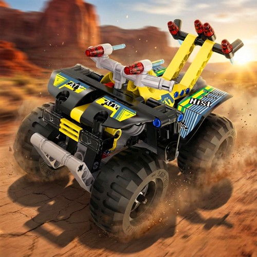 Quad aus bausteinen mit - quad,