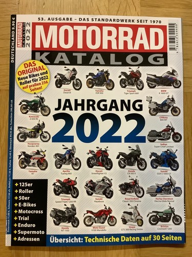 Motorrad katalog 2022 heft - 2022, (heft