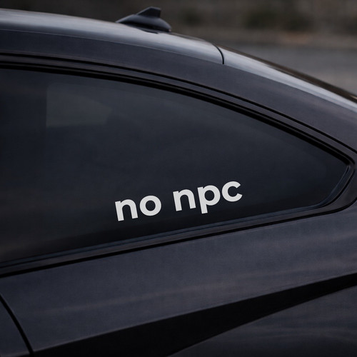 Npc auto aufkleber - aufkleber, motorrad